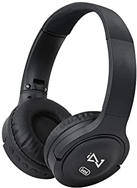 Trevi DJ 12E30 BT Cuffia DJ Bluetooth Compatibile con Smartphone, AUX-IN, Microfono Integrato, Archetto Ripieghevole, Comoda e Leggera, Batteria Ricaricabile, Nero