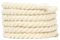 Cordones Chunky Rope, 8 mm 150 cm y 3 colores disponibles, cordones retorcidos para zapatillas, cordones nike, cordones gruesos, cordones para zapatillas (Blanco sucio)