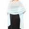 lifwimner Stola Damen Halstuch Chiffon Sommer Schal Damen Festliche Stola für Abendkleid oder Brautkleid Hochzeit Scarf (Hellblau)