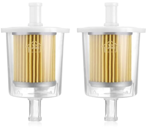 FUEL FILTERS INDUSTRIAL HIGH PERFORMANCE UNIVERSAL INLINE GAS FUEL LINE 3/8 2 Pack