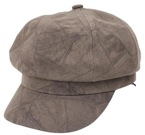 Perfeclan Gorro de globo informal para mujer, gorra con visera, gorra de boina, gorra de pintores, gorra de Bakerboy, gorra de Newsboy, gorra Cabbie, parte trasera elástica, con visera