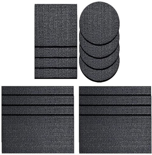 Rug Gripper for Carpeted Floor: 16 Pairs Non-Slip Washable Reusable Carpet Sticky Grips for Rug to Carpet, Ideal for Sofa Cushion and Car Boot Liners