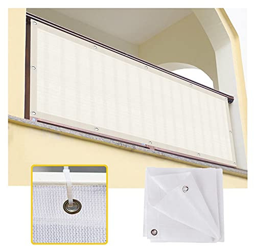 Frangivista Balcone per Protezione, Schermi protettivi per la Privacy dei balconi, recinzioni Esterne, muri per Cortili, Parabrezza, Protezione della Privacy, HDPE, Resistente alle intemperie, con co