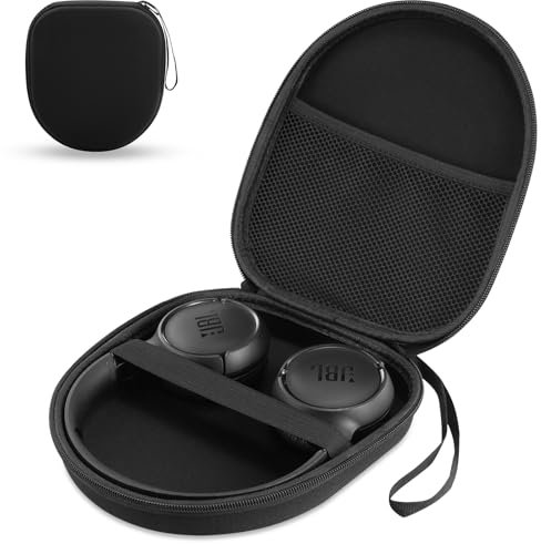 Funda Compatible con JBL Tune 510BT 520BT 500 720 BT 770 NC 760 NC, Sony WH-CH520 WH-CH720N, Auriculares inalámbricos con cancelación de Ruido, Bolsa de Viaje portátil (Negro)