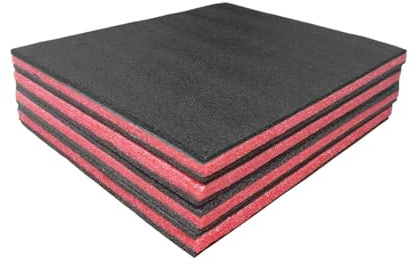 Ronyme 4 insertos de espuma para caja de herramientas, láminas de espuma para herramientas, fáciles de usar, protección versátil, almohadillas de embalaje, 50cmx30cmx2.5cm