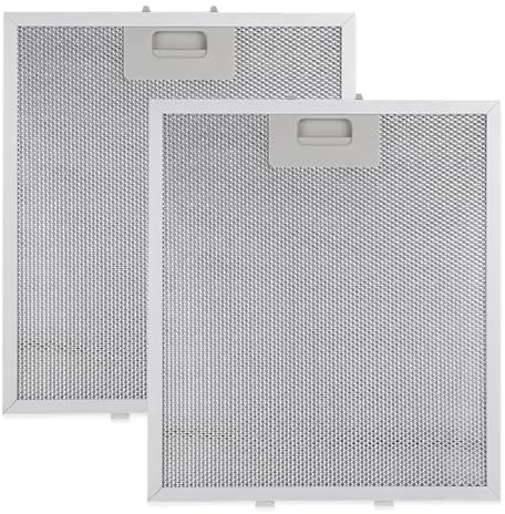 SGZIOO Cooker Hood Filter 320 x 260 mm, Universal Extractor Fan Filters Metal, Aluminum Cooker hood Filters, Cooker Hood Filter Replacement for Mesh Hood Vent Filter