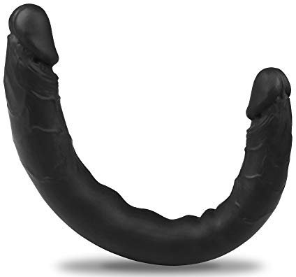 SXOVO Double Side Dildo, Realistisches Silikon Dong Sex Spielzeug für Frauen