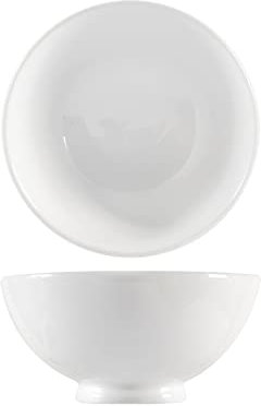 H&H 7091200 Scodella, Porcellana, Bianco, cm 16 x 8.5 H