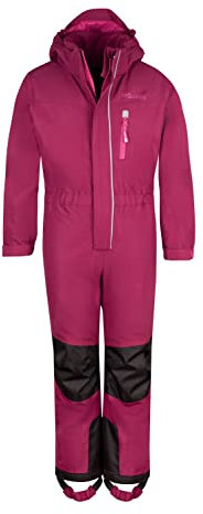 Trollkids Kids Isfjord Snowsuit 122, plum/fireberry