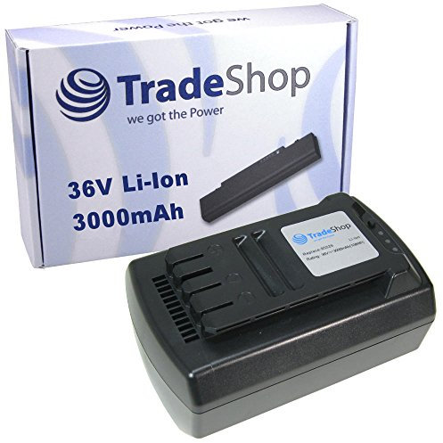Trade-Shop Premium Li-Ion Akku 36V / 3000mAh / 108Wh für Garden Feelings R1S-360-AH-C 36V