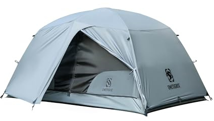 OneTigris COSMITTO 2 Person Backpacking Tent - Free Standing Lightweight Waterproof 3 Season Camping Tent for Outdoor Hiking Mountaineering (Upgraded Version)