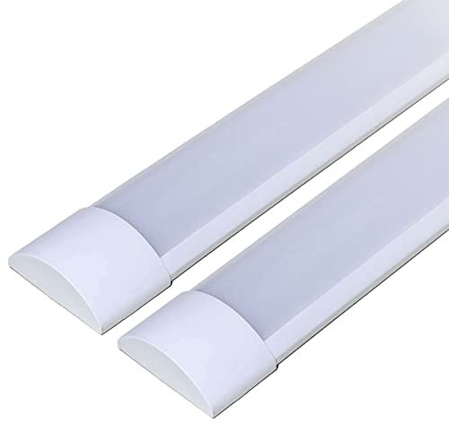 ZONE LED Set - Lichtleiste, 150cm, 50W, 6000 Lumen, Tageslicht 4000K, IP20, 120 lm/W, Röhrenlampe, Langfeldleuchte, Kellerleuchte, Kein Flackern, Innenmontage (2-er Pack)