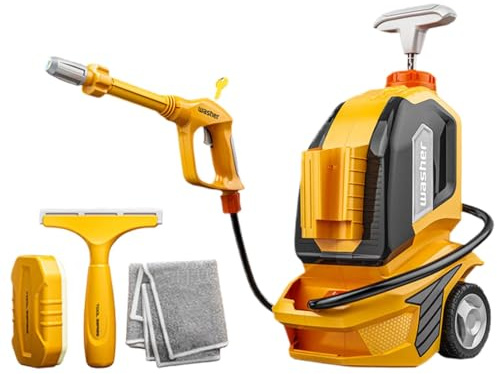 Kids Power Washer Toy, Kids Clean Car Wash Toy, Kids Pressure Washer Toy, Kids Power Washer with Scraper Sponge Towel, Role Playing Toy Hnadheld Sprayer Power Washer