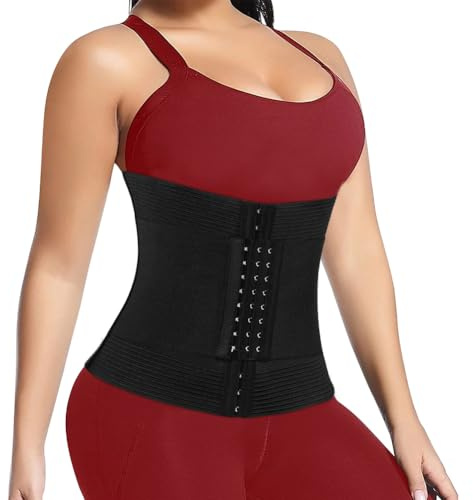 Fefod Fascia Addominale Dimagrante, Pancera Dimagrante e Snellente Cintura Pancia, Fascia Addominale Dimagrante Pancia Regolabile Donna, Traspirante con 3 File, Snellente Cintura Pancia Piatta (M)