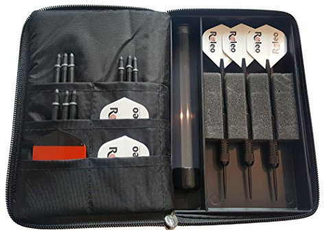 Roleo Sparset Dart Darttasche + Dartpfeile 20g + Ersatzflys + Ersatzshafts