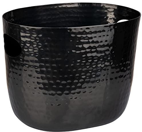 APS 36109 LARGE - Enfriador de vino y champán (aluminio, dos asas laterales, para 1-2 botellas, 25,5 x 19 x 20 cm), diseño de metal