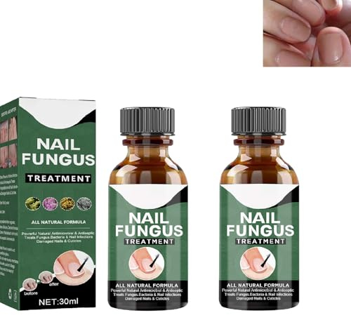 Soluzione per La Riparazione Delle Unghie,Liquido Fungo per Unghie,Liquido per Infezione delle Unghie,Soluzione per La Riparazione delle Unghie del Piede,Trattamento antimicotico Extra Forte 2pc