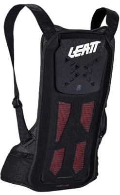 LEATT Veste Back Protector ReaFlex Stealth-XXL 184-196cm, Black, one Size