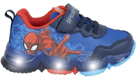 CERDÁ Life's Little Moments Baskets Enfant Spiderman avec lumières LED interactives Semelle Spiderman TPR