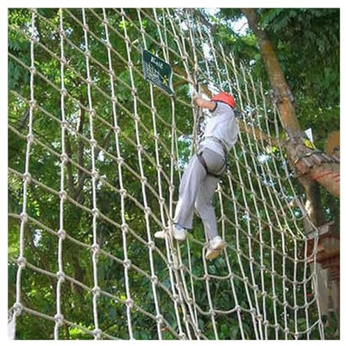 Rete da Arrampicata per Esterni, Rete da Arrampicata per Cortile, Scala di Corda, Rete da Arrampicata per Parco Giochi, per Percorso di Allenamento A Ostacoli per Adulti(Size:2 * 2m(6.6 * 6.6ft))