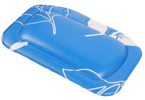OSOLADY Suction Cup Bathtub Pillow Foam Bath Head Rest Cushion for Soaking Tub, Leaf Blue Spa Bath Pillow for Home, Hotel, Sauna, and Hot Tub Relaxation