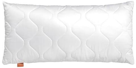 sleepling Kopfkissen 40x90 cm, Allergiker Kissen, waschbar, Made in EU, Oeko-TEX, langes Schlafkissen 40 x 90, Bettkissen, Pillow, Basic 100