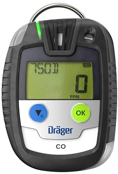 Dräger Pac® 6000 CO | Dispositivo professionale portatile per la rilevazione di monossido di carbonio| Rilevatore monogas con allarme, sensore e batteria di lunga durata