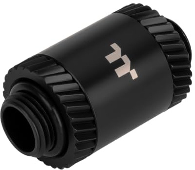 Pacific SF Male to Male 30mm Extender | Matte Black | DIY LCS Fittings
