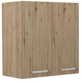 Vicco Hängeschrank R-Line, hängender Küchenschrank, Artisan-Eiche/Goldkraft Eiche, 60 cm