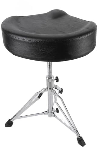 Trommelhocker, Höhenverstellbarer, Drehbarer, Gepolsterter Trommelsitz, Trommelhocker, Stuhl mit Rutschfesten Füßen