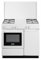 SGW854NM Cuisinière à gaz avec four 4 brûleurs Blanc 86 x 50 cm