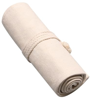 Lápices de colores para estuche, soporte para rollo para artistas, adultos, organizador de almacenamiento de lona, portátil, cortina de 12/36/72 Ho, estuche multiusos de gran capacidad, soporte para