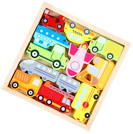 Mipcase Puzzle Résistant pour Tout-Petits Éducatif Transport Interactif pour Garçon Fille Accessoire Ménager Sécurisé pour Garçons et Filles