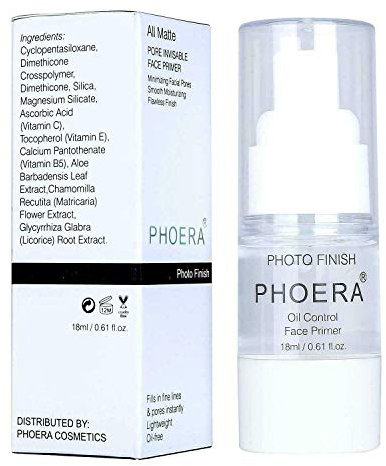 Aquapurity, primer con finitura opaca per il viso, per il trucco, per i pori, per il controllo dell'olio, per la copertura completa, per i pori impeccabili, per ridurre al minimo i liquidi (18 ml)