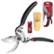 S. Kunde & Sohn Germany – SKS 6 Tradition Gartenschere Schwarz + SKS T1 Trageetui + Ersatzklinge GRATIS