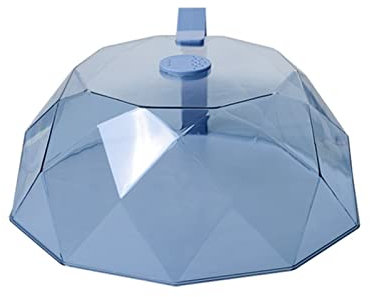 Cubierta Para Salpicaduras De Microondas, Vaporera Transparente Para Microondas Para Cocinar La Cubierta De La Placa De Microondas, Cubierta Para Placa De Microondas, Cubierta Para Salpicaduras(Blue)