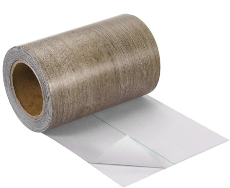 sourcing karta träkorn tejp, 10 x 80 cm självhäftande träkorn reparationstejp för golvlister, dörrar, golvreparation, möbeldekoration grå ek