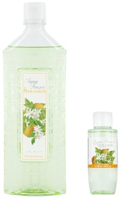 AGUA FRESCA DE RUY - Naranjos Promoción 750 ml + 50 ml, Perfume Unisex, Pack 2 Productos, Colonia Hombre y Mujer, Eau de Toilette, Aroma Cítrico y Herbal, Fragancia Suave y de Larga Duración