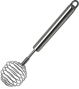 Frusta per uova, frusta in acciaio inossidabile, Frullino for le uova multiruolo Schiacciapatate Frullino a mano a spirale in acciaio inossidabile 24 * 6 cm Frullino for le uova Frullino for uova Frul