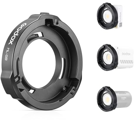 Godox ML-GB Godox Mount till Bowens monteringsadapter för Godox ML100Bi, ML60IIBi, ML30, ML30Bi, ML60, ML60Bi, belysningstillbehör