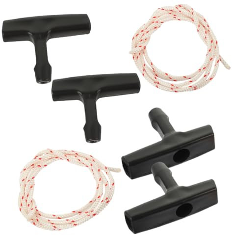 ANDRESLAD 2 Satz Garagentor Notentriegelung Zugseil Kunststoffgriff 4m Zugschnur Dachbodentür Notfallzug Für Garagen Und Dachbodenzugang