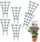 6 Stück Stapelbare Rankhilfe, Rankhilfen für Kletterpflanzen, Wiederverwendbare Garten Pflanzengitter, Rankhilfe Zimmerpflanzen, Klein Pflanzen Rankhilfe, für Kletterpflanzen Blumen(25cm)