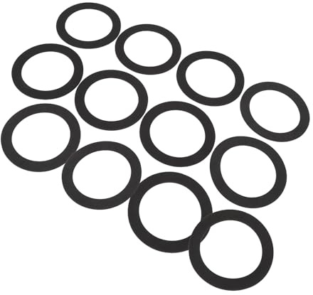 MENDUNER Skumhögtalare Tätningspackning - EVA -material, 12st, Anti vibration och Brusreducering, 105 Mm OD för Bil, Hem, DJ högtalare