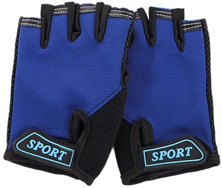 Guanti Bici Bambino Guanti Bici Uomo S Bambina Senza Dita Per Bambini Palestra Estivi Da Ciclismo Guantini Sport Invernali Sim Racing Bambine Termici Calcio Taglia Unica 8 Anni Mezzi 6 10 Moto Guanto