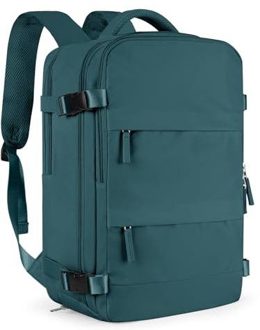 SZLX Vacuum Backpack Travel Bag with Pump, Ryanair Cabin Bags 40x30x20 Underseat Travel Backpack Cabin Size Wizz air, Ryanair Cabin Bags 40x30x20 Carry-ons Easyjet Laptop Rucksack Women Mens