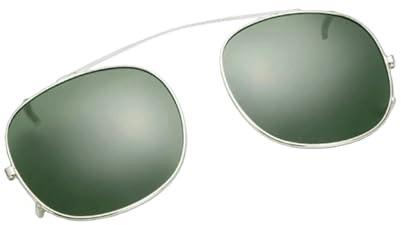 LSQBDFC Gafas De Sol Clip-on para con Montura, Marca Hombres Y Mujeres, Masculinas-Verde-Talla Pequeña 44