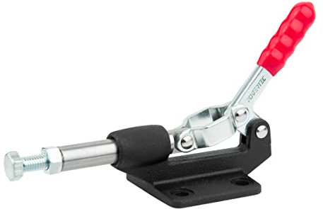 POWERTEC 1 abrazadera de palanca, capacidad de sujeción de 500 libras, abrazadera de liberación rápida de 305 cm para plantillas y accesorios de carpintería, plantillas de agujero de bolsillo,