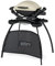Weber Q1000 Gas Grill with Stand, 43 x 32cm Grill Area, Portable BBQ Grill, 1 Burner, 2-Piece Porcelain-Enamelled Cast Iron Grill Grate, Aluminum Cast Lid & Body - Titanium (50060374)
