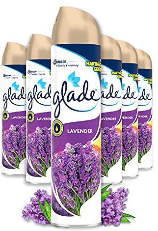 Glade (Brise) Duftspray, Lavendel, Lufterfrischer Raumspray, 6er Pack (6 x 300 ml)