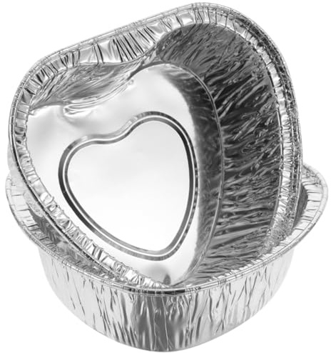 UPKOCH 100 Pirottini in Alluminio Per Cupcake E Dolci, Vaschette Per Budino, Crostatine, Ideali Per Feste E Riunioni Familiari, 9x8x3 Cm